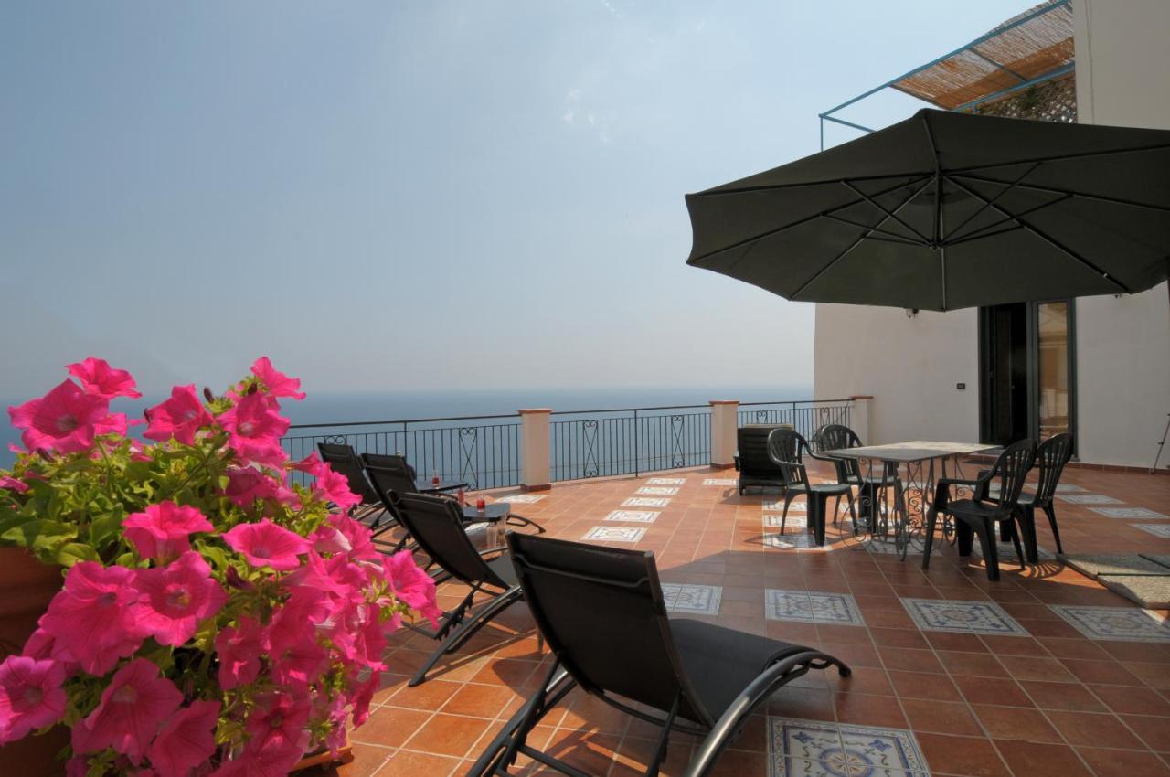 Terrazza Di Rosa - Sea View Vila Praiano Exterior foto